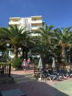 Cornish women leaving the rapidly emptying hotel